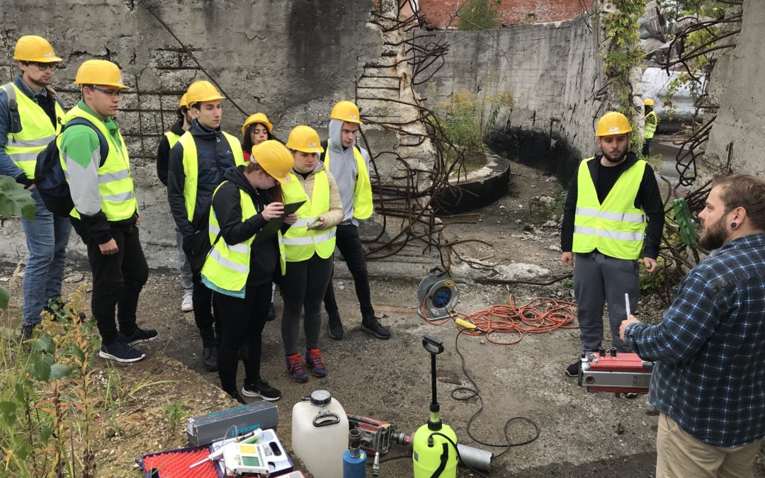 Studenti SPŠS Ostrava na brownfieldu OSTRAMO