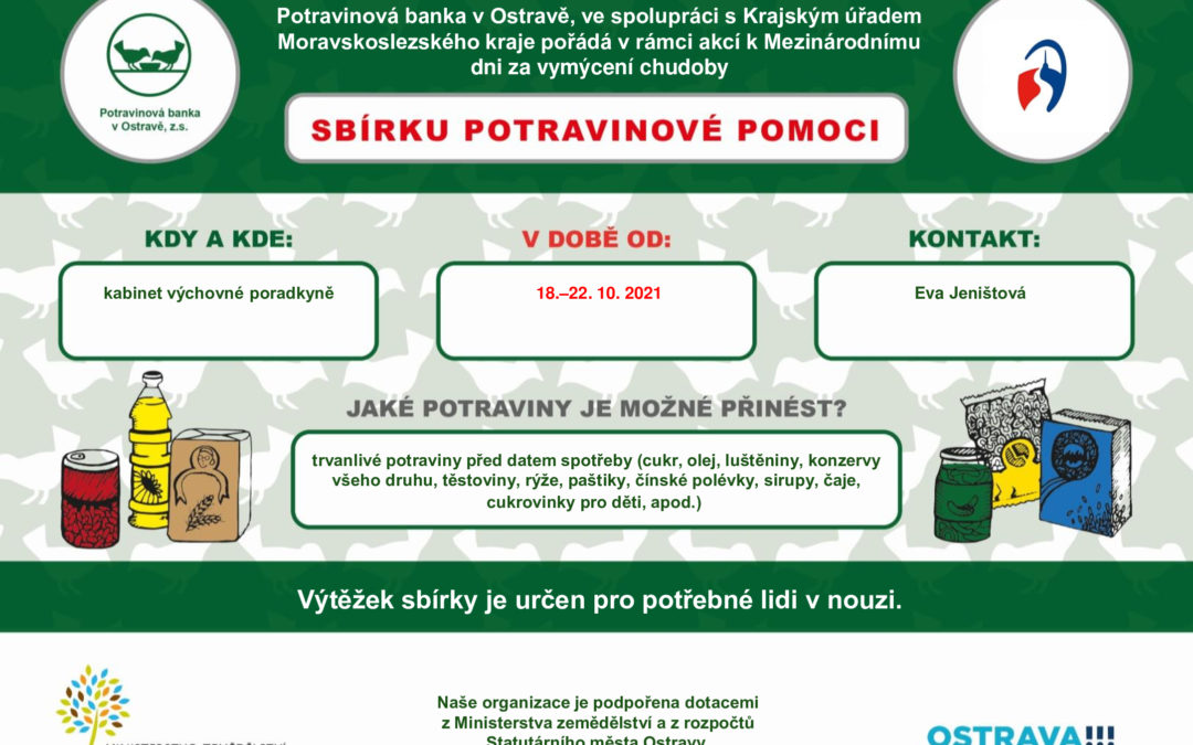 SPŠS Ostrava pomáhá potřebným