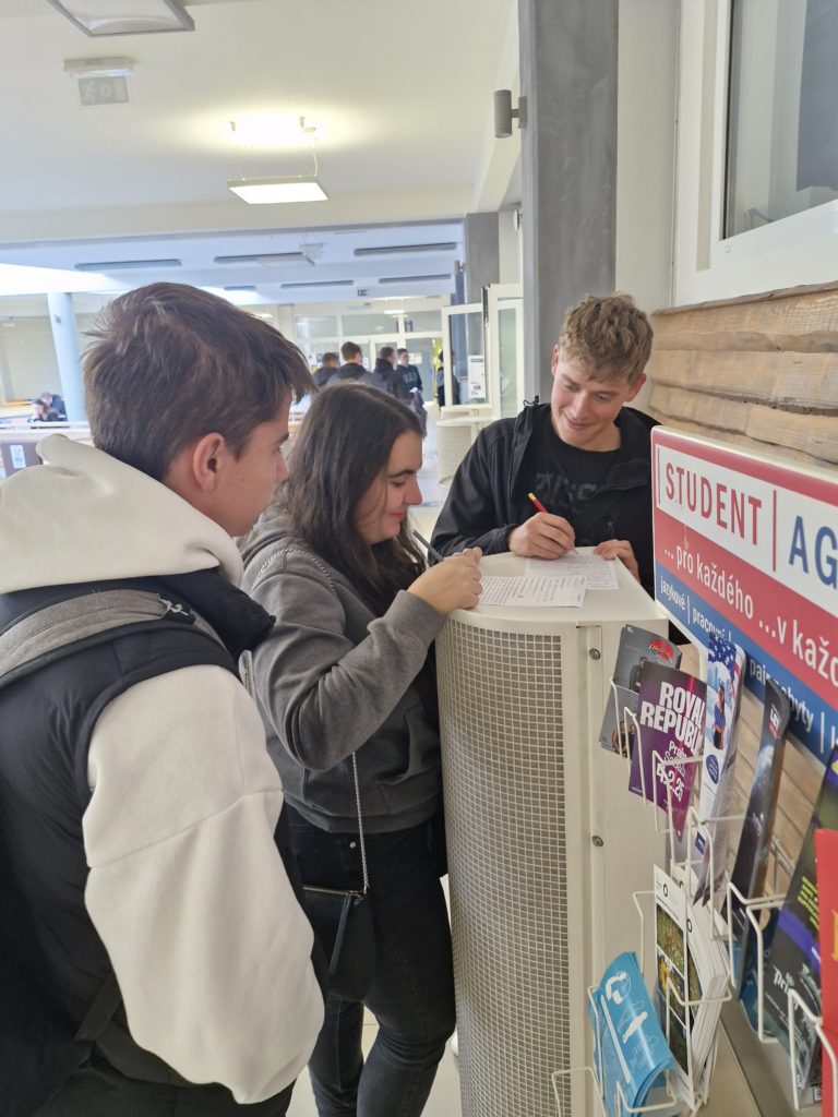 GIS Day na OSU se studenty SPŠS Ostrava obor geodézie