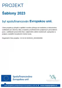 Publicita Šablony 2023